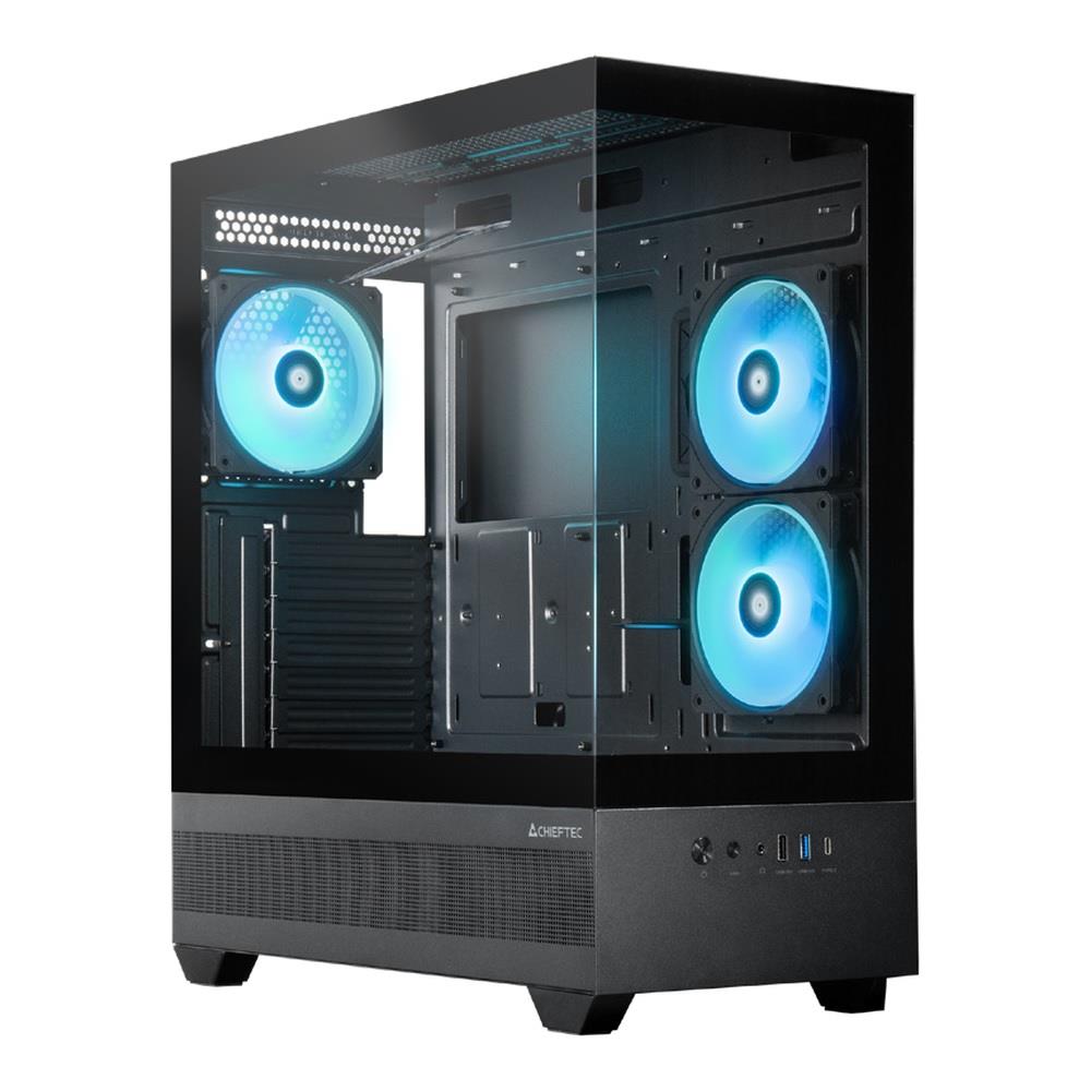 Obudowa Chieftec VISTA GT-01B-OP ATX ARGB z oknem bez zasilacza czarna