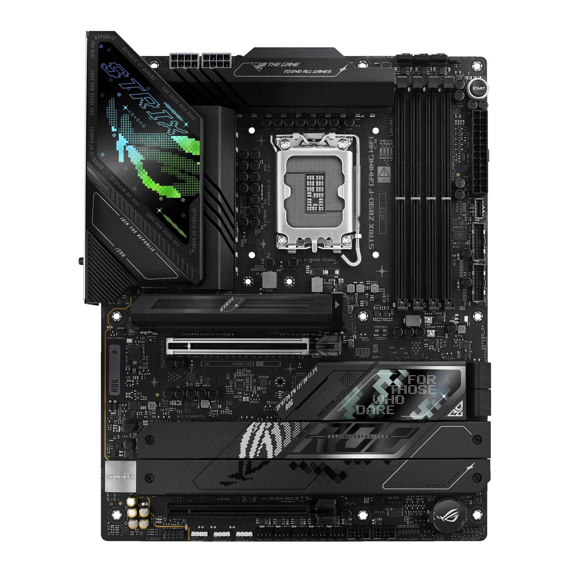Płyta Asus ROG STRIX Z890-F GAMING WIFI /Z890/DDR5/SATA3/M.2/USB3.2/WiFi/BT/PCIe5.0/s.1851/ATX - OTW OPAK
