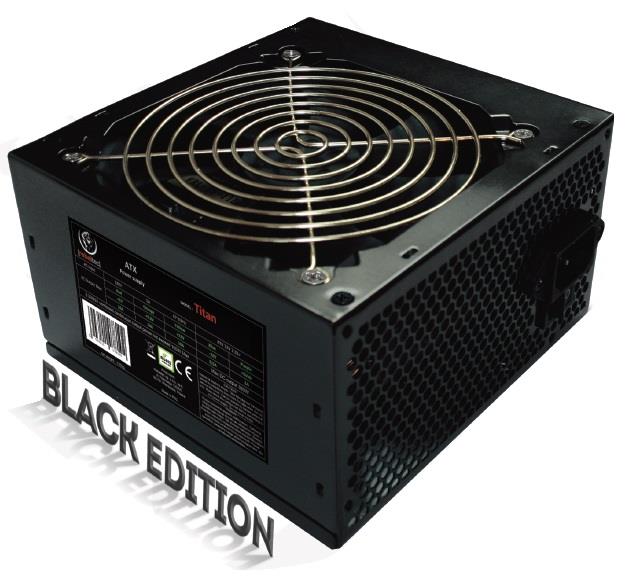 Zasilacz ATX Rebeltec TITAN 500 120mm fan + kabel
