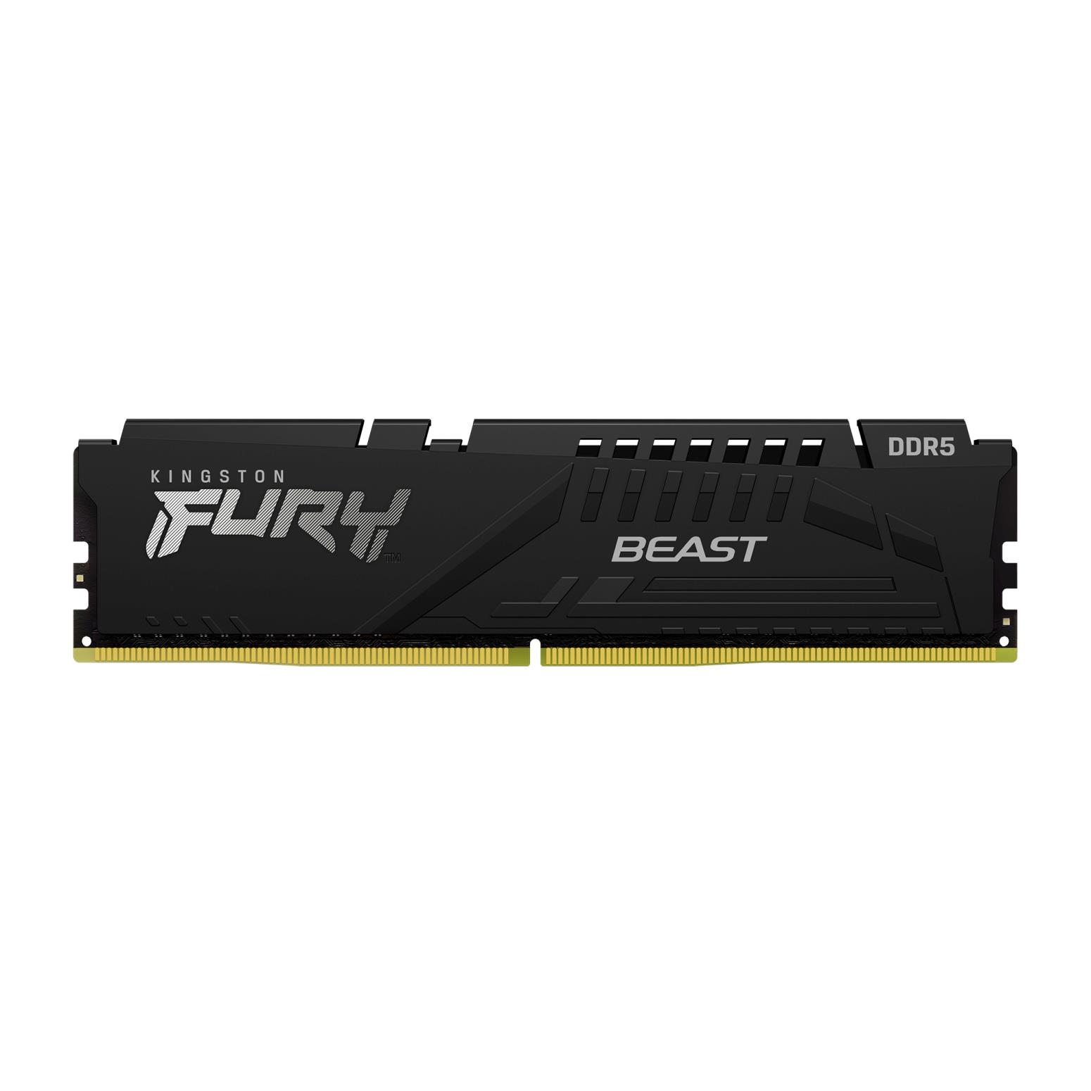 Pamięć DDR5 Kingston FURY Beast 8GB (1x8GB) 5200MHz CL40 1,25V Black XMP