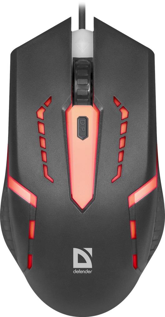 Mysz przewodowa Defender FLASH MB-600L 1200dpi 4P LED