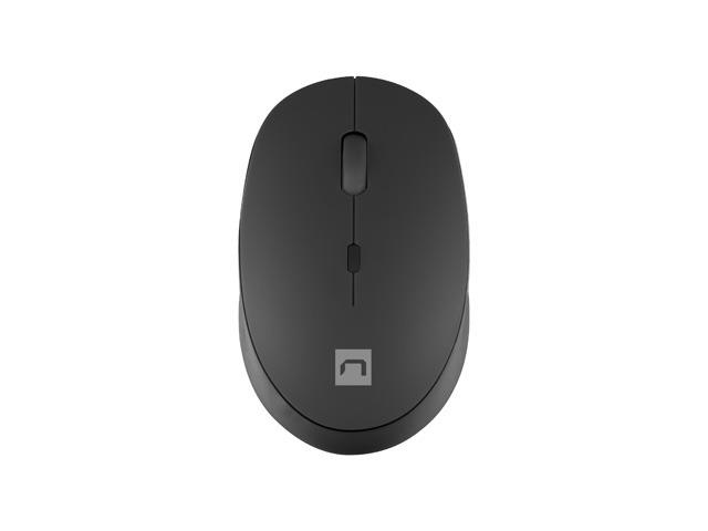 Mysz bezprzewodowa Natec Harrier 2 bluetooth 5.1 1600 DPI z cichym klikiem czarna