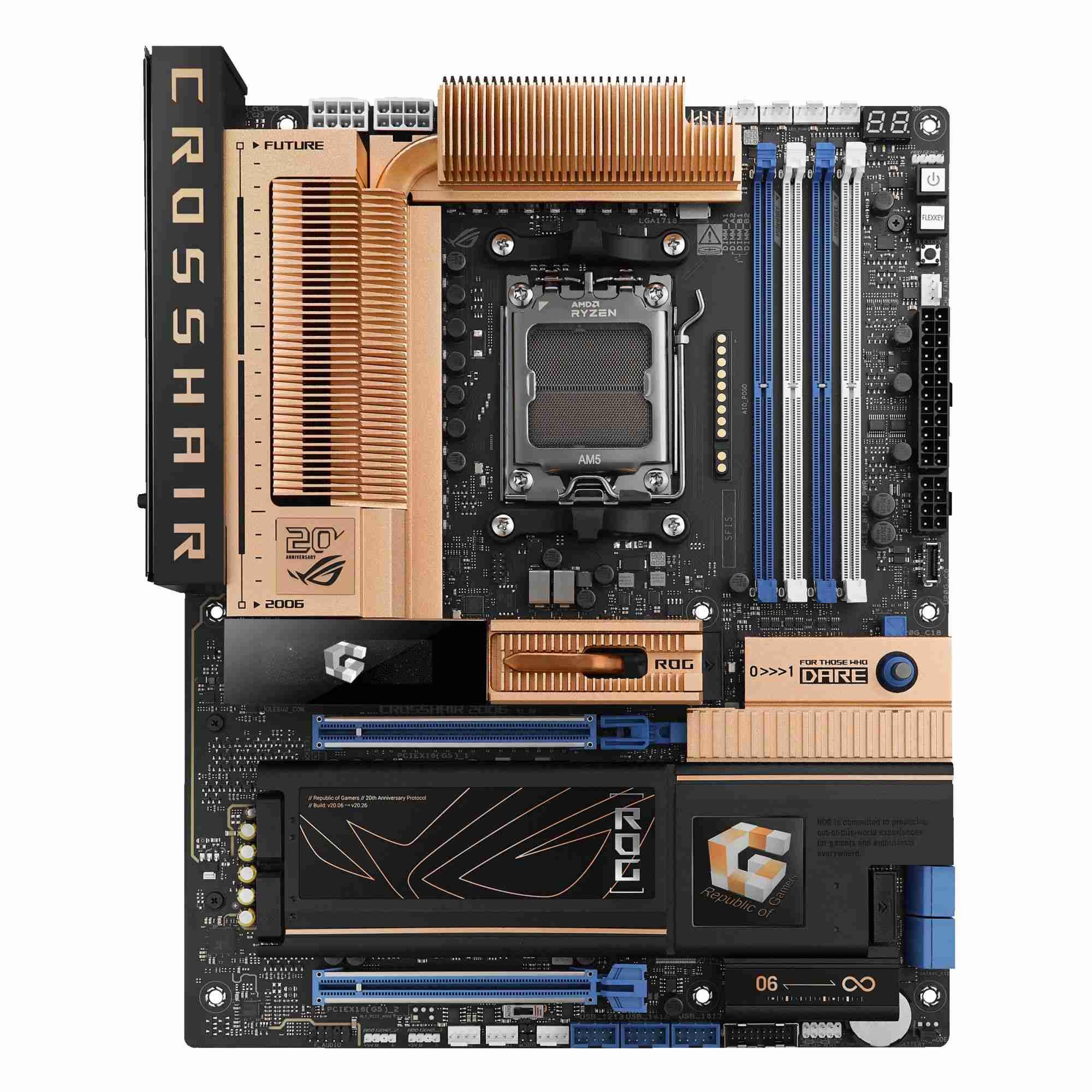 Płyta Asus ROG CROSSHAIR 2006 /AMD X870/DDR5/SATA3/M.2/USB4/WiFi/BT/PCIE5.0/AM5/ATX