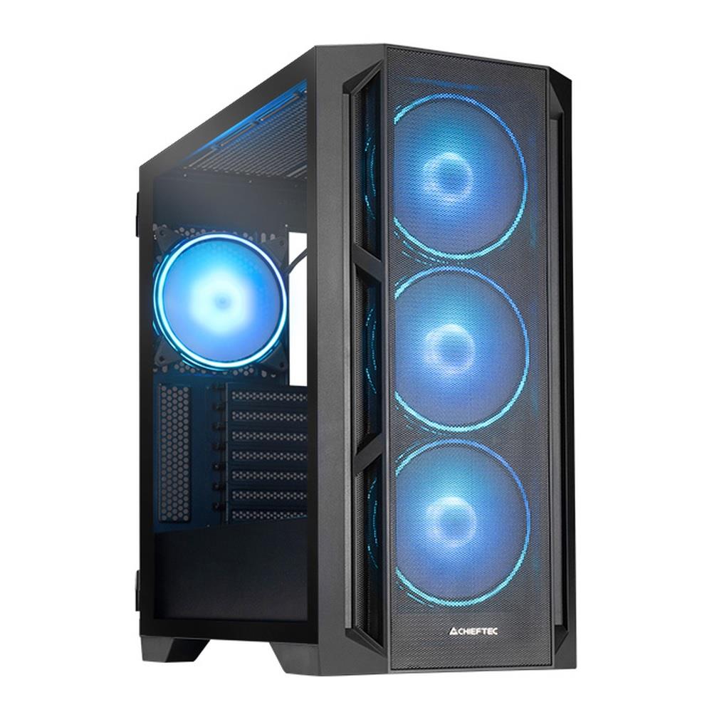 Obudowa Chieftec APEX LUMO GA-01B-L-OP E-ATX ARGB z oknem bez zasilacza czarna