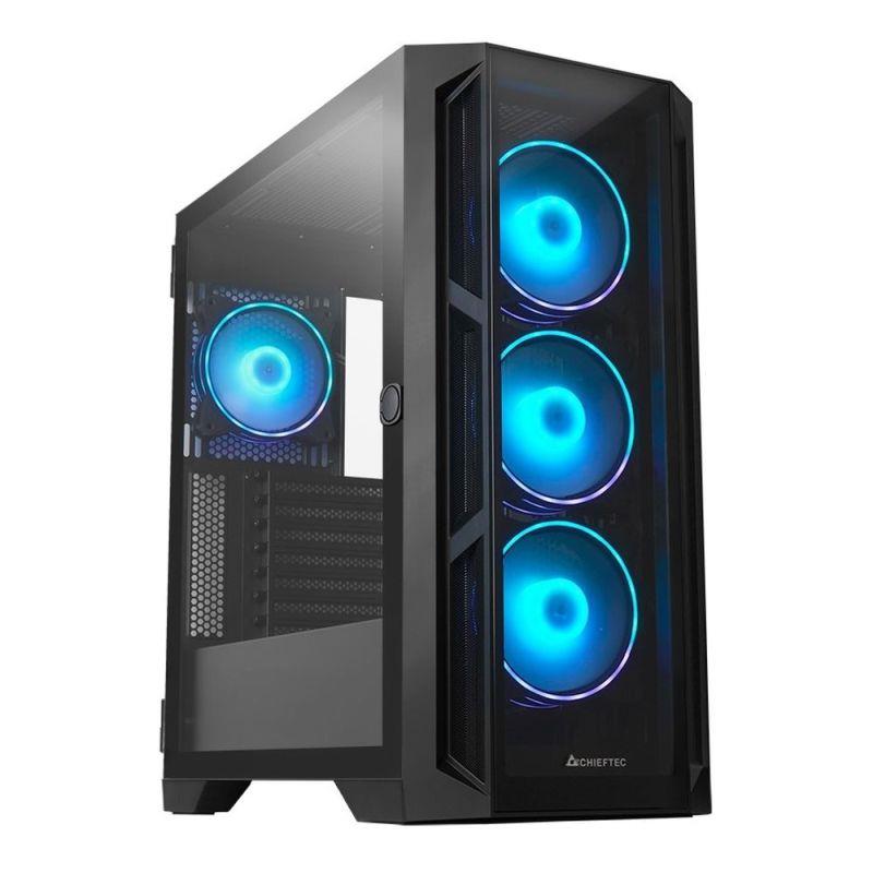 Obudowa Chieftec APEX GA-01B-TG-OP E-ATX z oknem bez zasilacza czarna