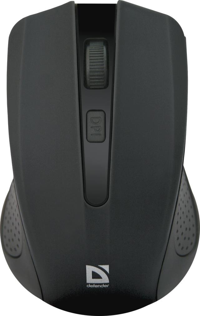 Mysz bezprzewodowa Defender ACCURA MM-935 optyczna 1600dpi 4P czarna - OTW OPAK