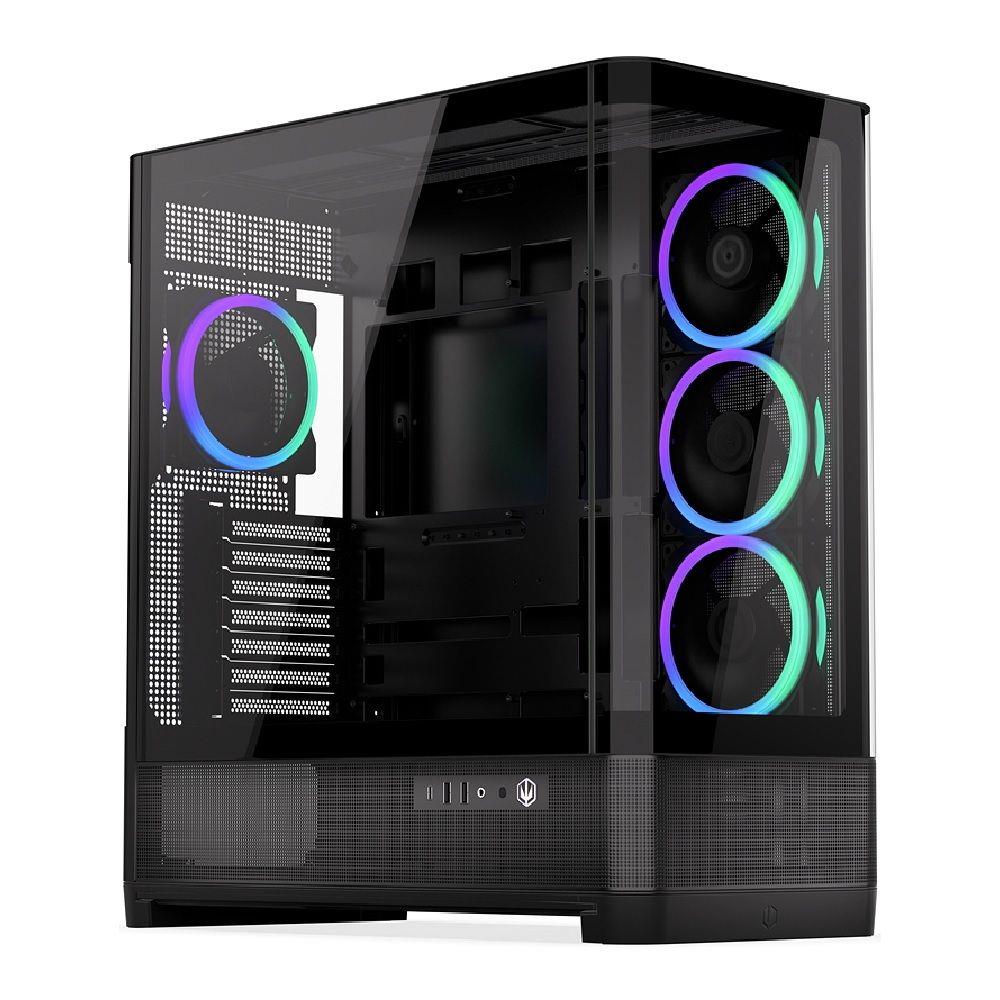 Obudowa Endorfy Aquarius 8000 Corona ATX z oknem bez zasilacza czarna