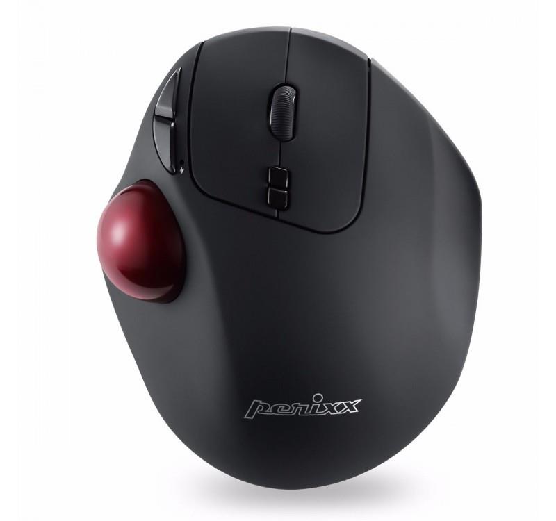 Mysz bezprzewodowa Perixx PERIMICE 717 laserowa trackball 34mm czarna - USZ OPAK