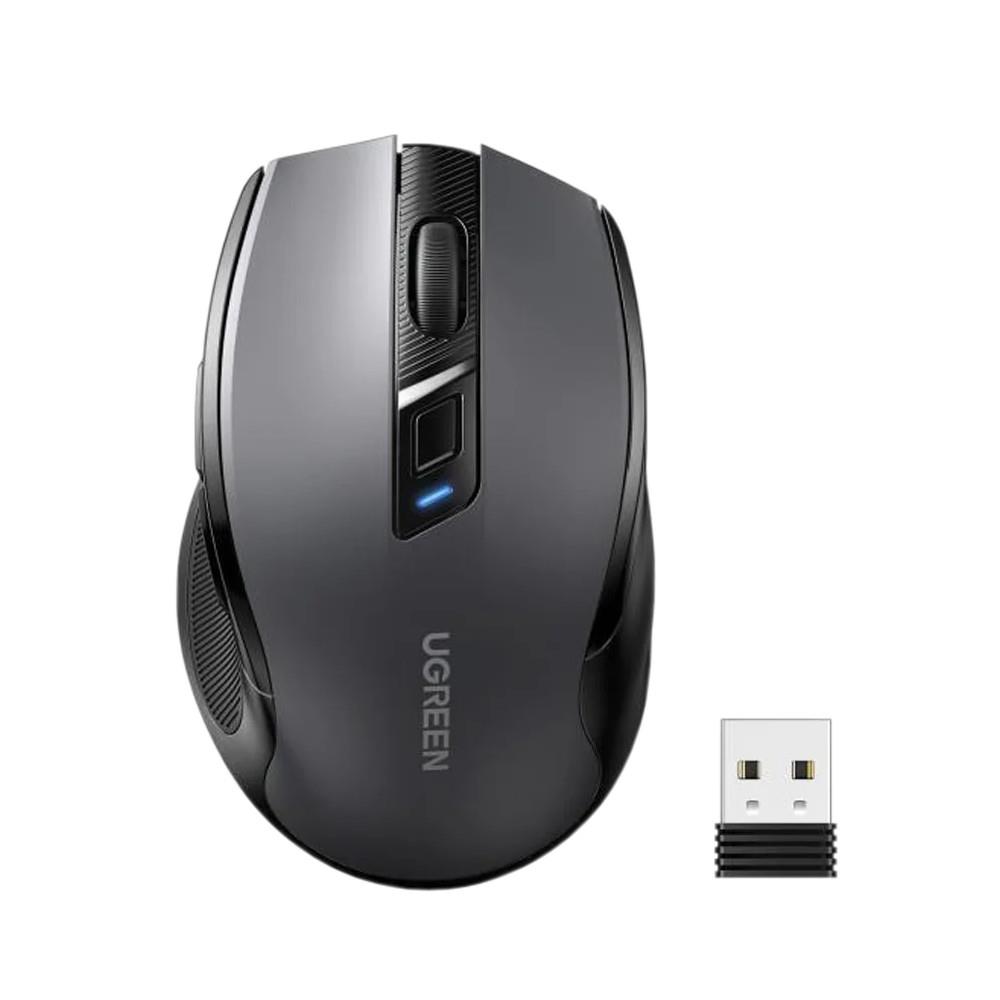 Mysz bezprzewodowa UGREEN MU006 90545B optyczna 2,4GHz czarna
