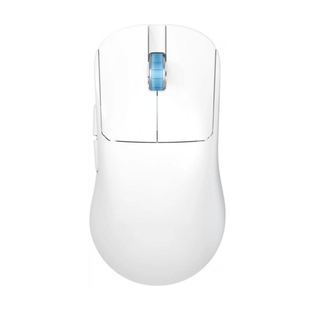 Mysz bezprzewodowa Defender FAME GM-516 optyczna 10000dpi 2.4 GHz + Bluetooth biała AKUMULATOR 5 przycisków Gaming - OTW OPAK
