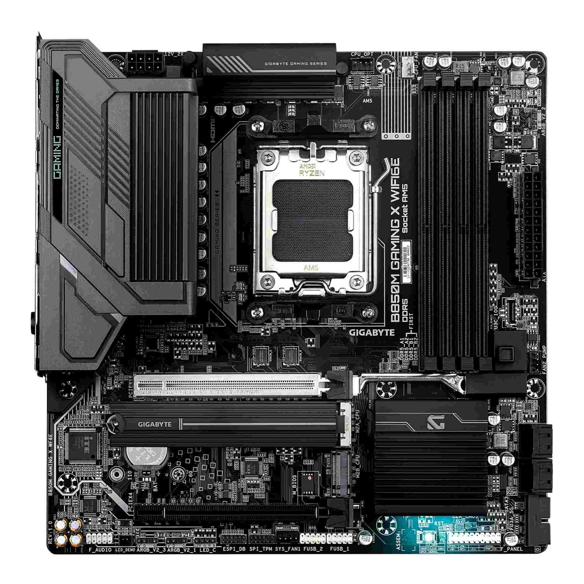 Płyta Gigabyte B850M GAMING X WIFI6E /AMD B850/DDR5/SATA3/M.2/USB3.2/PCIe5.0/WiFi/BT/AM5/M-ATX